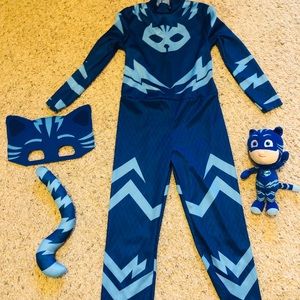 Costumes - PJ MASKS CATBOY COSTUME 4-6 & CATBOY BEAN PLUSH Costumes - PJ MASKS CATBOY COSTUME 4-6 & CATBOY BEAN PLUSH